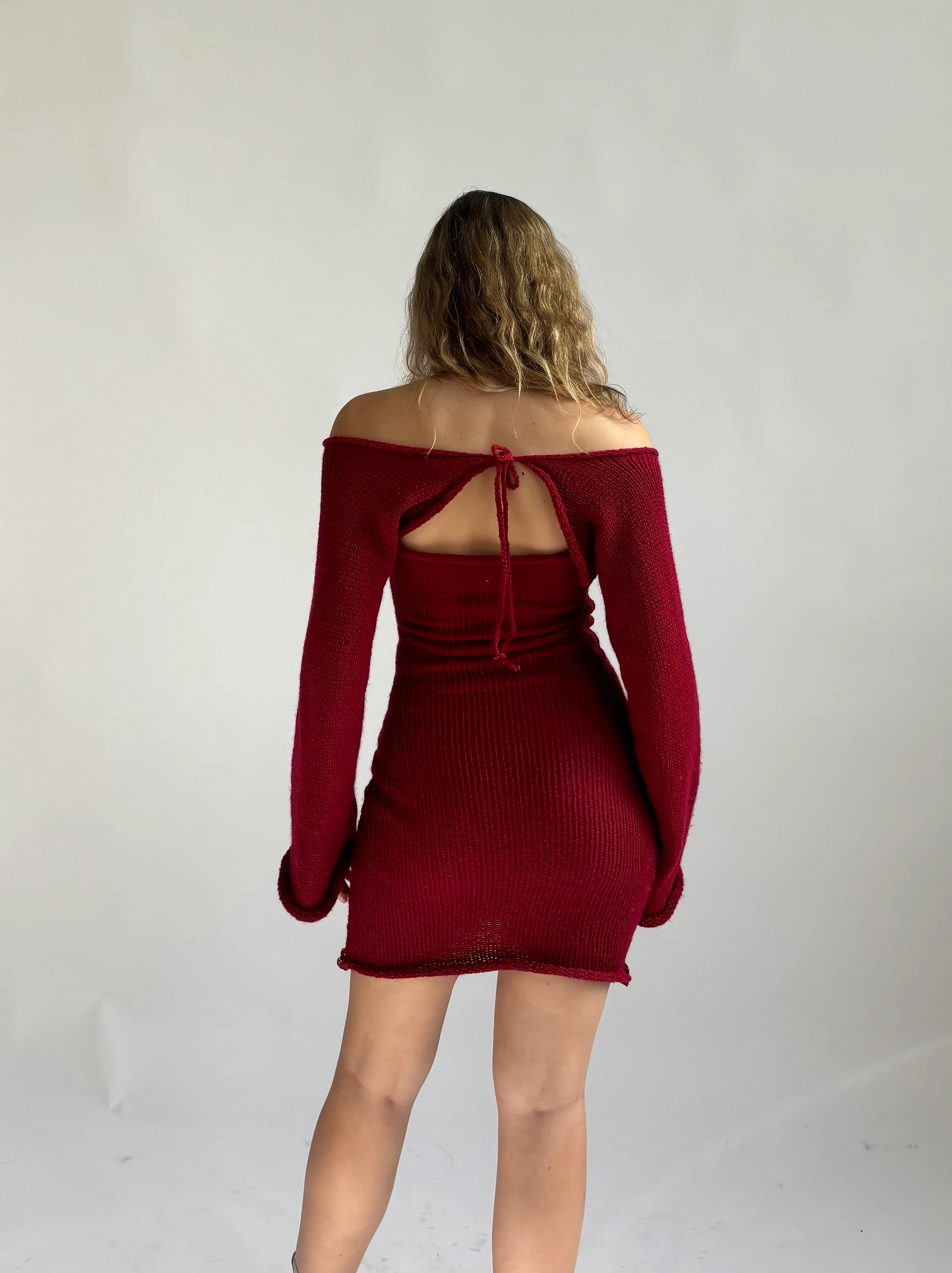 Open back dress red - Image 7